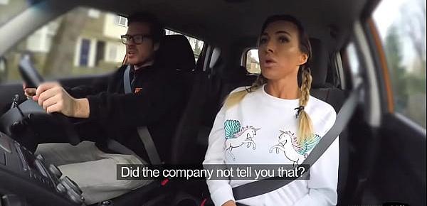  Busty milf publically fucks in driving lesson